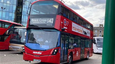 Uncommon Bus Journey On Route 142 Metroline Wright Streetdeck