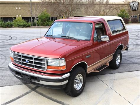 Every used car for sale comes with a free carfax report. 1995 Ford Bronco For Sale | GC-45937 | GoCars