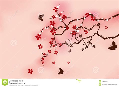 Japanese Traditional Cherry Blossom Stock Vector