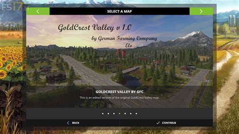 Fs 17 Goldcrest Valley Map