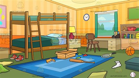 Pin by layan sammoury on anime scenery with images anime. Messy Kids Bedroom Background - Clipart Cartoons By ...