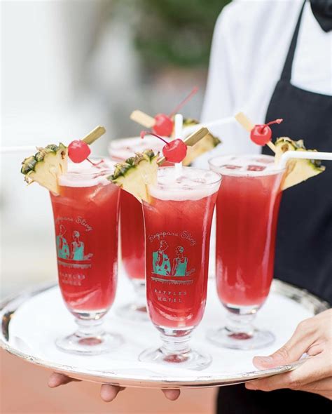 The Singapore Sling The Story Behind Singapores Iconic Cocktail