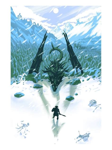 Alduin's wall starts after speaking to esbern in a cornered rat. "Skyrim, dragonborn and alduin" iPhone Case & Cover by ...