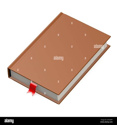 Isolated Brown Book Stock Photo Alamy