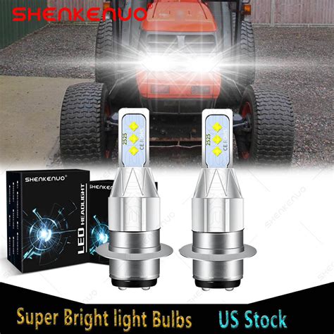 2 Brite Led Light Bulbs For Kubota L4200 L4310 L4330 L4400 Headlight