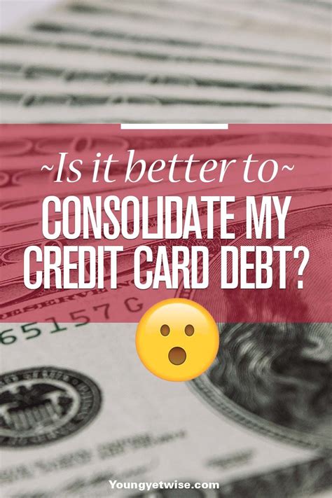 0% apr offers on credit cards. Is it better to consolidate my credit card debt? This is a question that many people ha ...