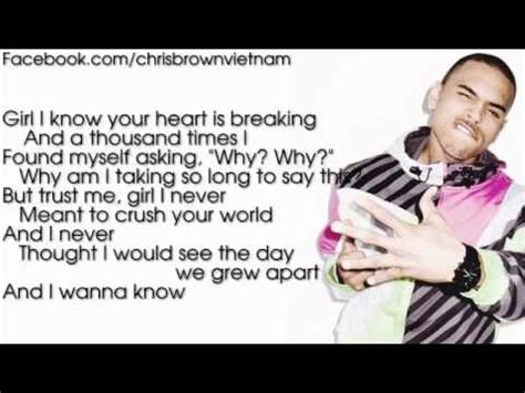 Chris brown and young thug go crazy together on their latest hot 100 hit from their 2020 slime & b joint project. Chris Brown - Say Goodbye Lyrics Video - YouTube
