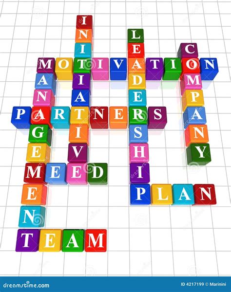 Crossword 8 Stock Illustration Illustration Of Corporate 4217199