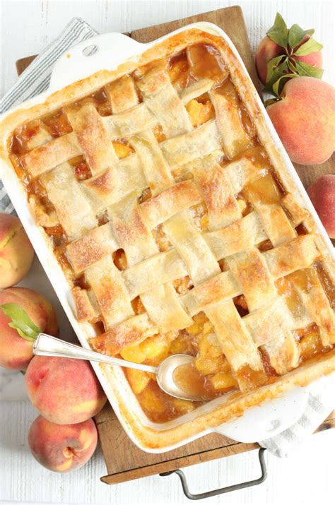 Peach Cobbler Easy Recipe With Fresh Peaches Hoffman Greped