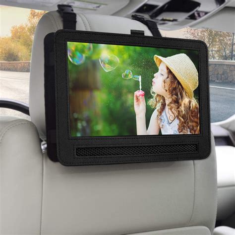 Amazon Com Car Headrest Mount Holder Strap Case For Swivel Flip Style Portable Dvd Player