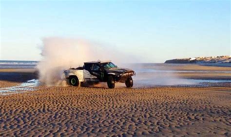 Baja Prerunner Working The Surf On The Baja Beaches Surfing Trophy