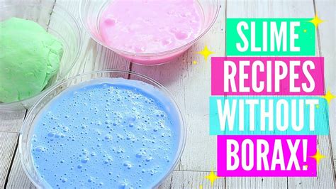 Recipe How To Make Slime Without Glue Or Borax