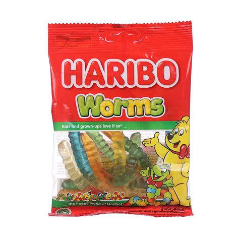 Kẹo Dẻo Haribo Worms 80g Kids Plaza