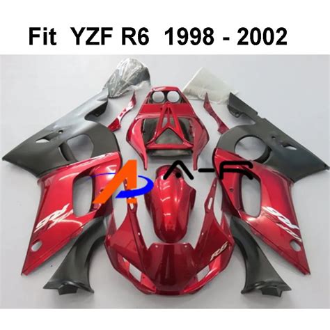 Bodywork Fairing Kit For Yamaha Yzf R6 Yzfr6 Yzf R6 Red Black