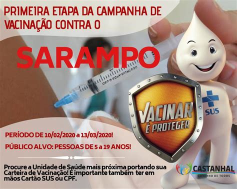 Prefeitura Realiza Campanha De Vacinação Contra O Sarampo Prefeitura