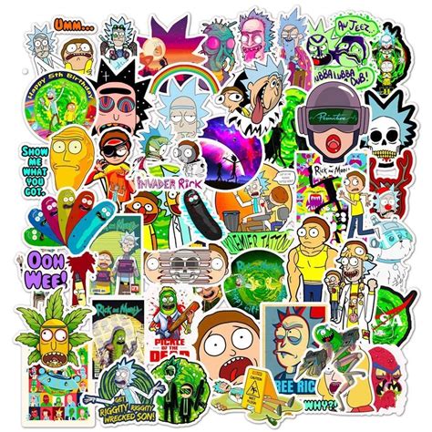Rick And Morty Stickers Arothy