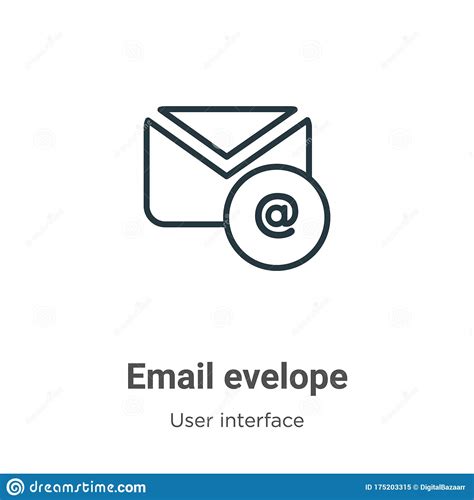 Email Evelope Icon Vector Isolated On White Background Email Evelope