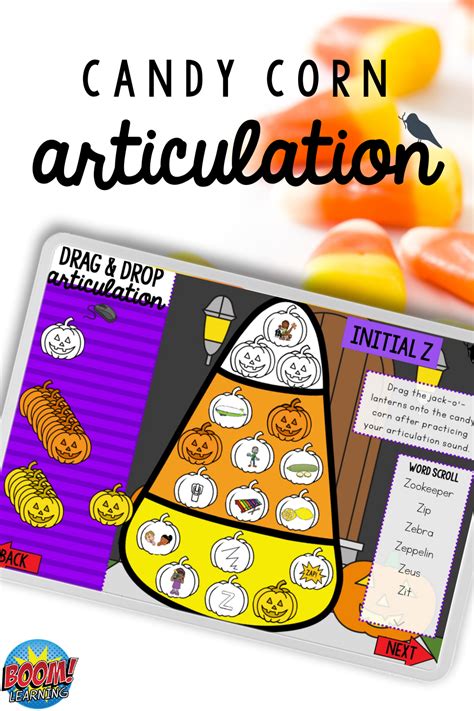 Boom Cards Halloween Articulation And Language Therapy Activities For