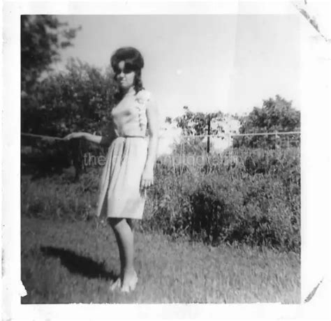 The Girl Next Door 1950s 1960s Found Photo Pretty Young Woman Bw Vintage 012 10 1071 Picclick