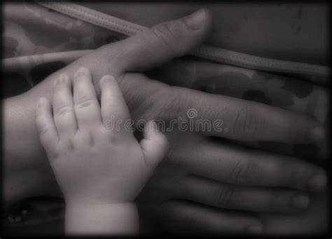 Hands Of Mother And Baby Stock Photo Image Of Infant Trust 611058