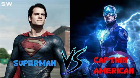 Worthy Captain America Vs Superman Who Is Stronger Super Showdown