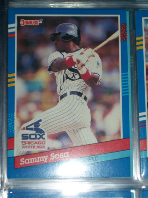 Sammy Sosa 1991 Donruss Baseball Card
