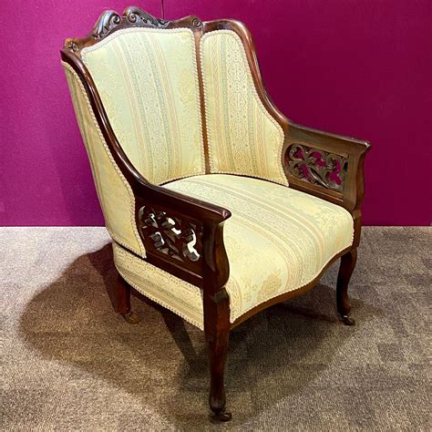 Mahogany Edwardian Salon Type Chair Antique Chairs Hemswell Antique