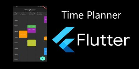 A Beautiful Easy To Use And Customizable Time Planner For Flutter By
