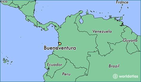 Where Is Buenaventura Colombia Buenaventura Valle Del Cauca Map