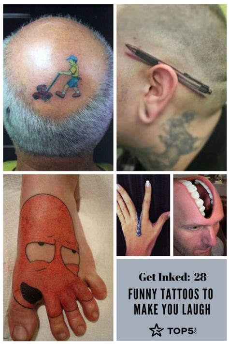 Get Inked Funny Tattoos To Make You Laugh Top5 Funny Tattoos Fails