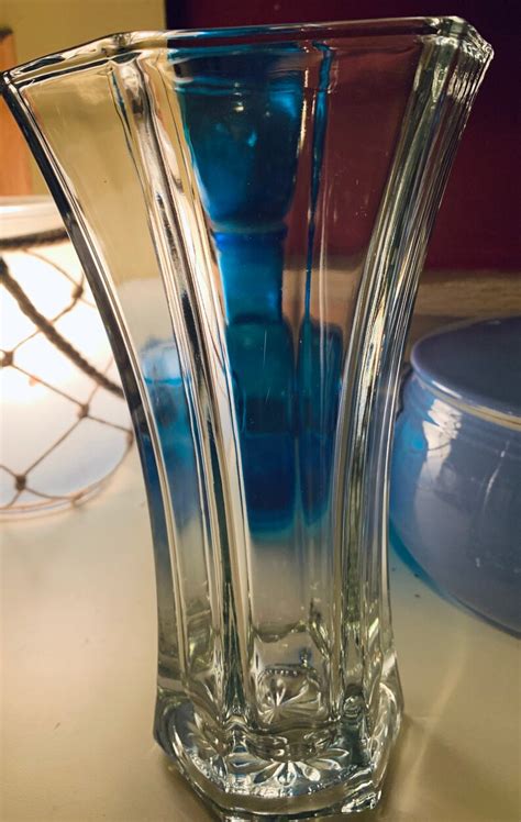 Vintage Hoosier Glass Vase Numbered Etsy