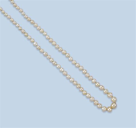 An Antique Natural Pearl Necklace Christies