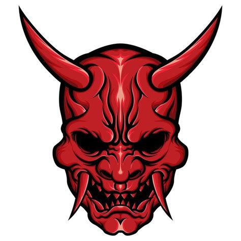 Hannya mask tattoo designs are inspired by japanese art. Pin by Ashketchum on backgrounds | Oni mask, Japanese ...