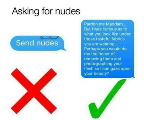 The Gentlemen Way Of Saying Send Nudes Gag