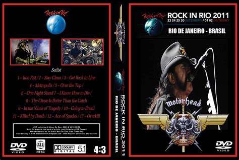 Dvd Concert Th Power By Deer 5001 Motorhead 2011 09 25 Rock In Rio