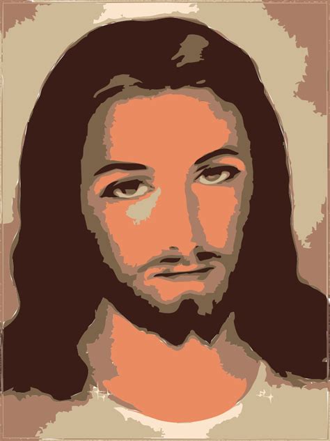 Portrait Of Jesus Clip Art Image Clipsafari