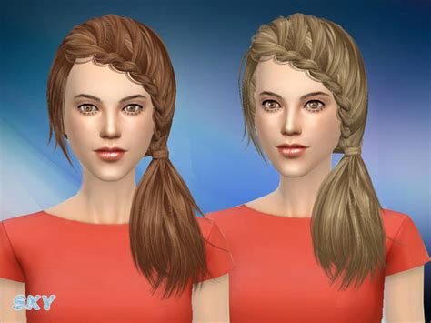 Sims 4 Hairs The Sims Resource Hair 101 By Skysims