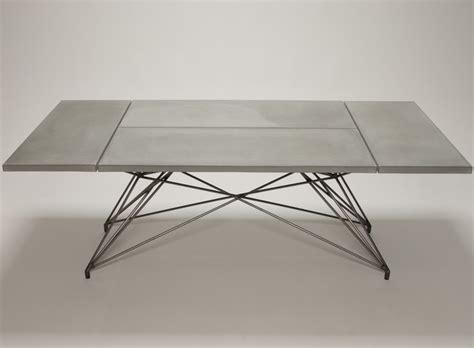 A (w, hp, & s shapes) projection of the flange beyond the face of the web, which Entwine Table / Concrete Table with Steel Base by Hard ...