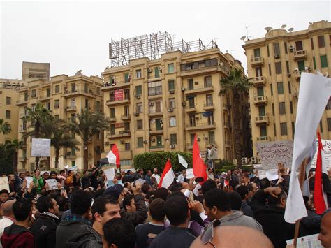 Protesters At Al Tahrir Square Protesters At Al Tahrir Squ Flickr