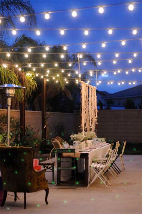 26 Breathtaking Yard And Patio String Lighting Ideas Will