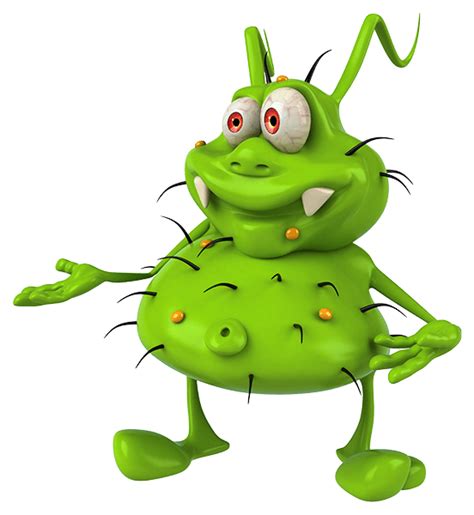 Flu Virus Cartoon Transparent Png Stickpng