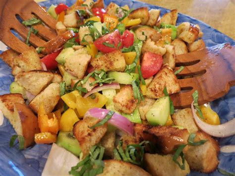 One Of Our Favorites Panzanella Salad A Recipe We Adapted From Ina