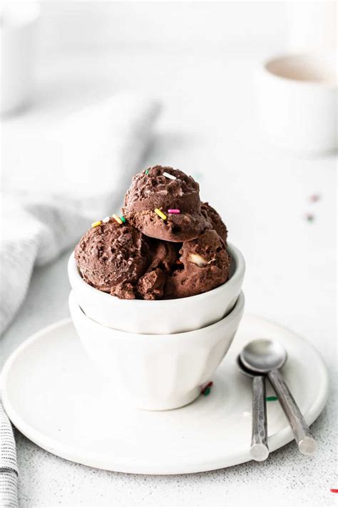 Chocolate Protein Ice Cream 15g Proteinserving Fit Foodie Finds