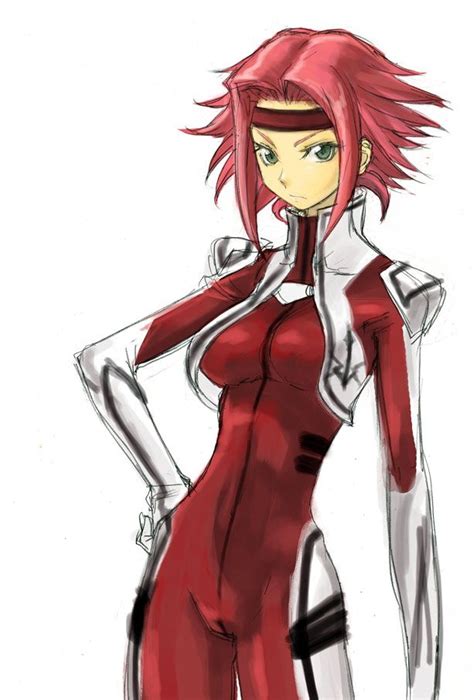 I Love This Drawing Of Kallen From Code Geass She Is One Of My
