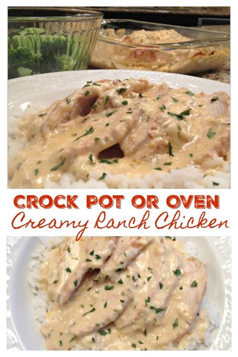 Creamy Ranch Chicken Crock Pot Cream Cheese Ranch Chicken