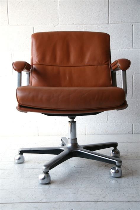 Therefore, having the best office chair in the uk helps greatly! 1970s Tan Leather Desk Chair | Cream and Chrome