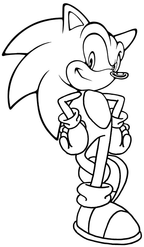 Desenhos Para Imprimir E Colorir Sonic