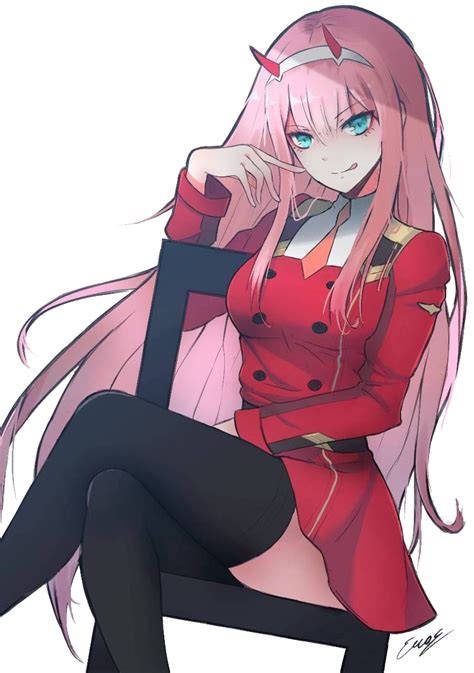 Zero Two Fanart Png Background Image Png Mart