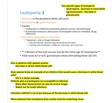 White Blood Cell Disorders Flashcards Quizlet