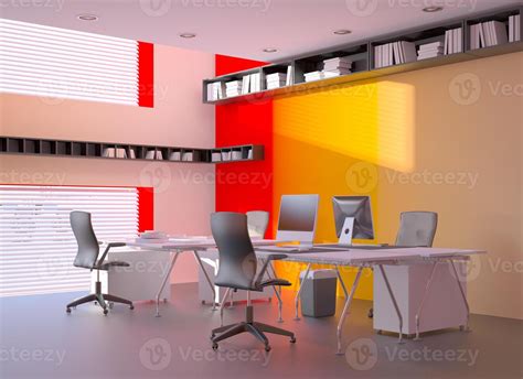 3d Render Of Modern Office Interior Design 37975403 Stock Photo At Vecteezy